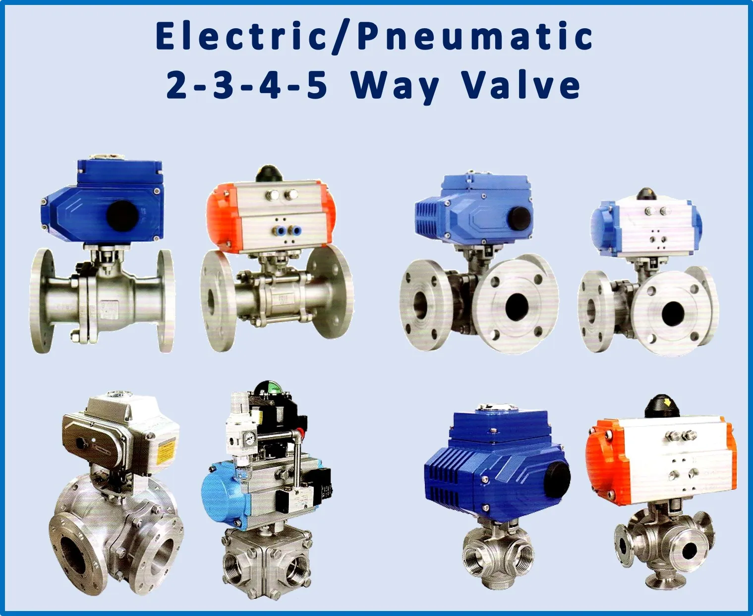 Electric Pneumatic Way Valves